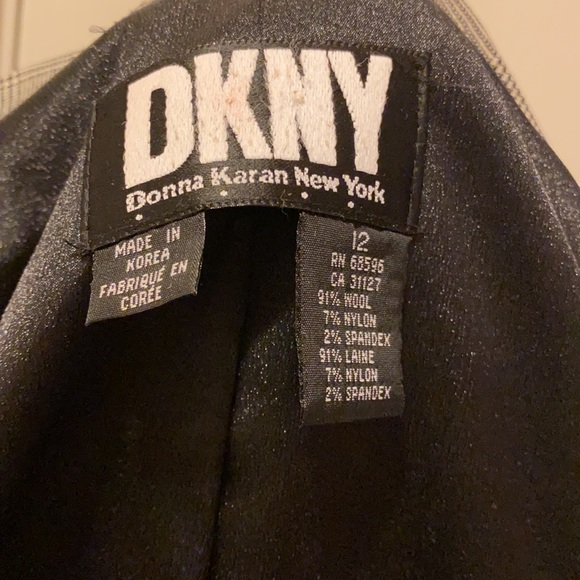 DKNY Double-breasted Glen Plaid Blazer - Picture 15 of 16